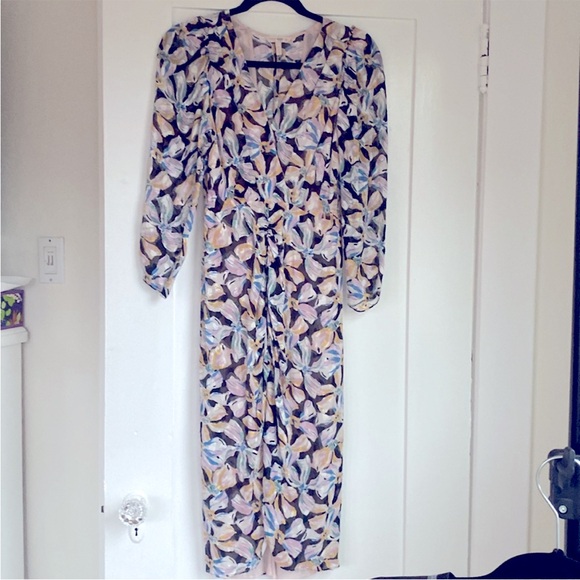 $377 REBECCA TAYLOR “Bow Fleur” Dress, Size 2 - Picture 4 of 4